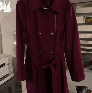 Black Rivet wool coat